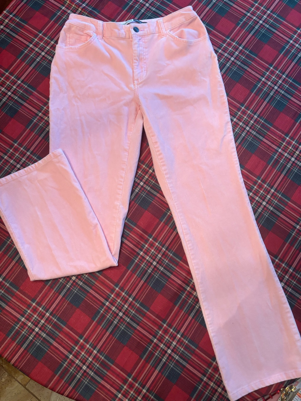 St. John's Bay Pink Boot Cut Corduroy Pants